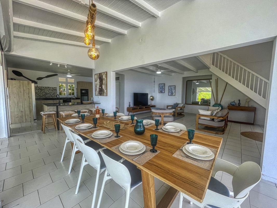 15.Location villa piscine vue mer Bouillante Guadeloupe_Terrasse vue mer